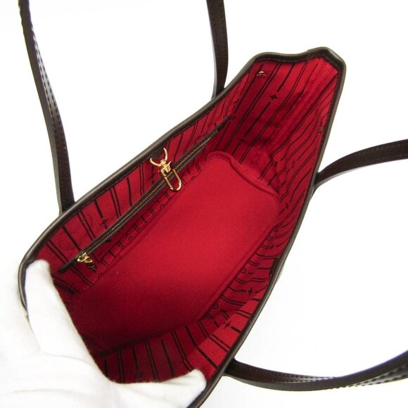 LOUIS VUITTON Brown Damier Neverfull PM Tote Bag - Picture 3 of 13